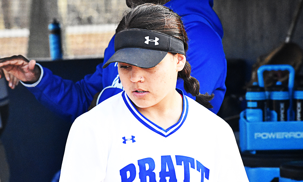 Softball splits conference opener with Garden City